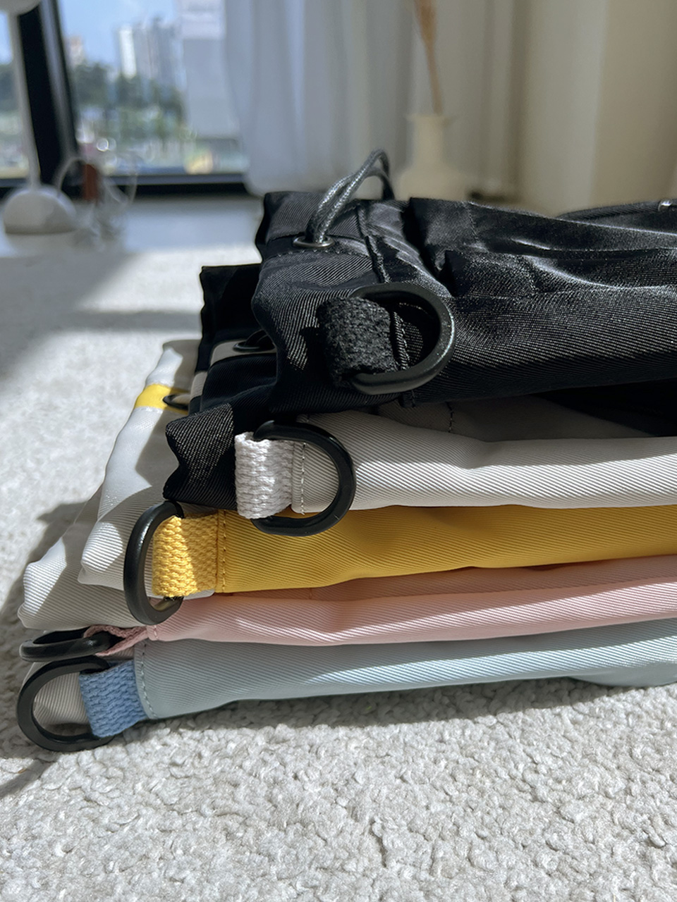 String Nylon Waterproof Mini Crossbody Bag (5 colors)