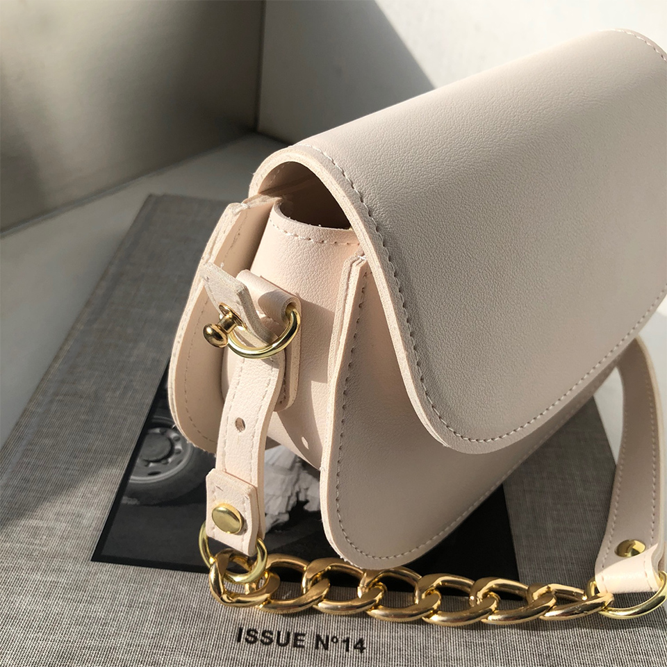 Soft chain mini shoulder bag (with cross strap)