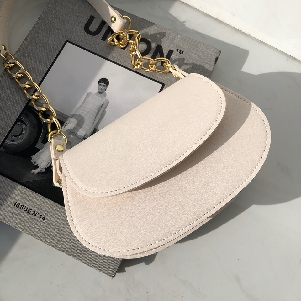 Soft chain mini shoulder bag (with cross strap)