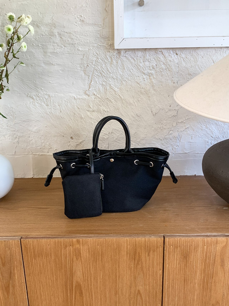 Canvas bag pouch set