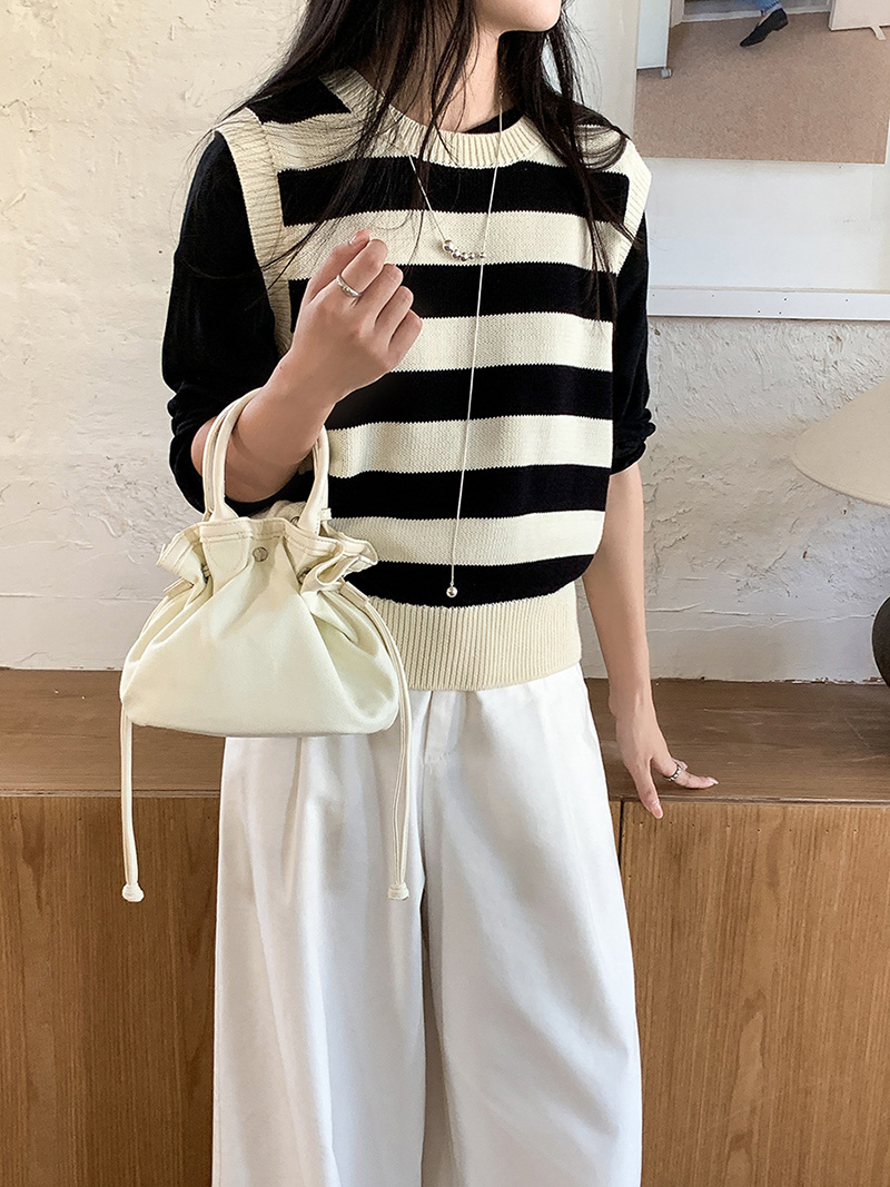 Canvas bag pouch set