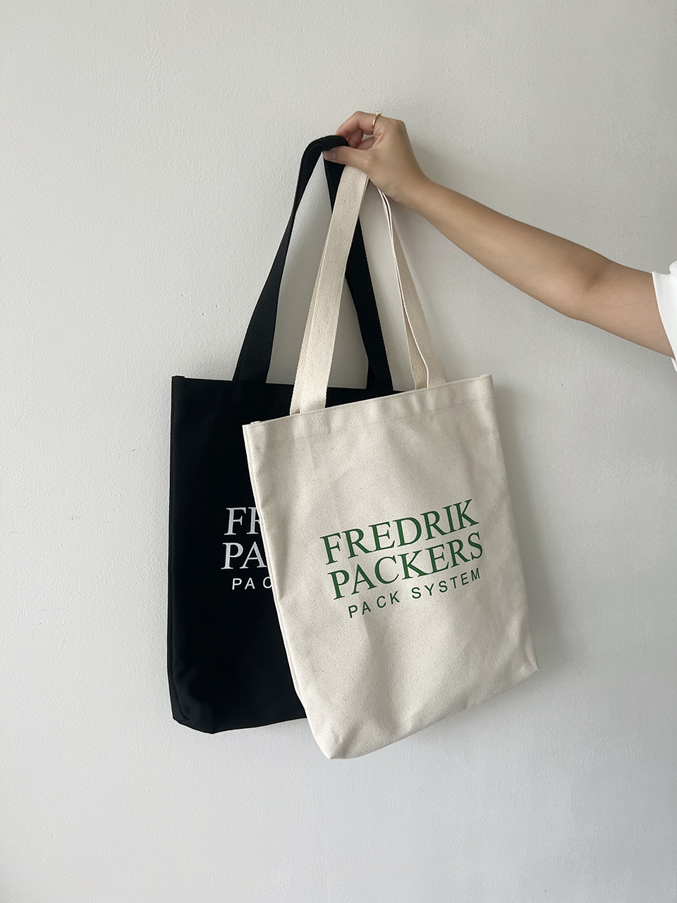 Frederick Logo Lettering Big Shoulder Bag