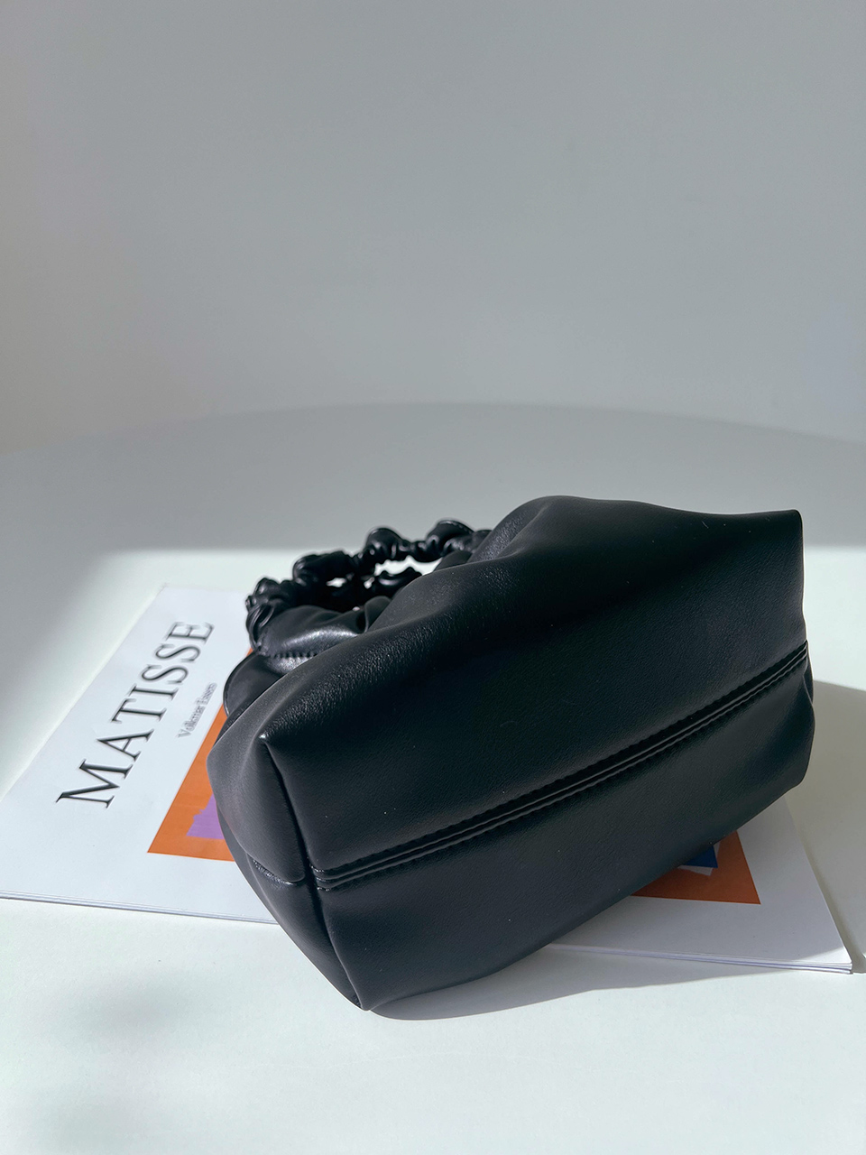 Andaz Shirred Mini Flame Chain Bag