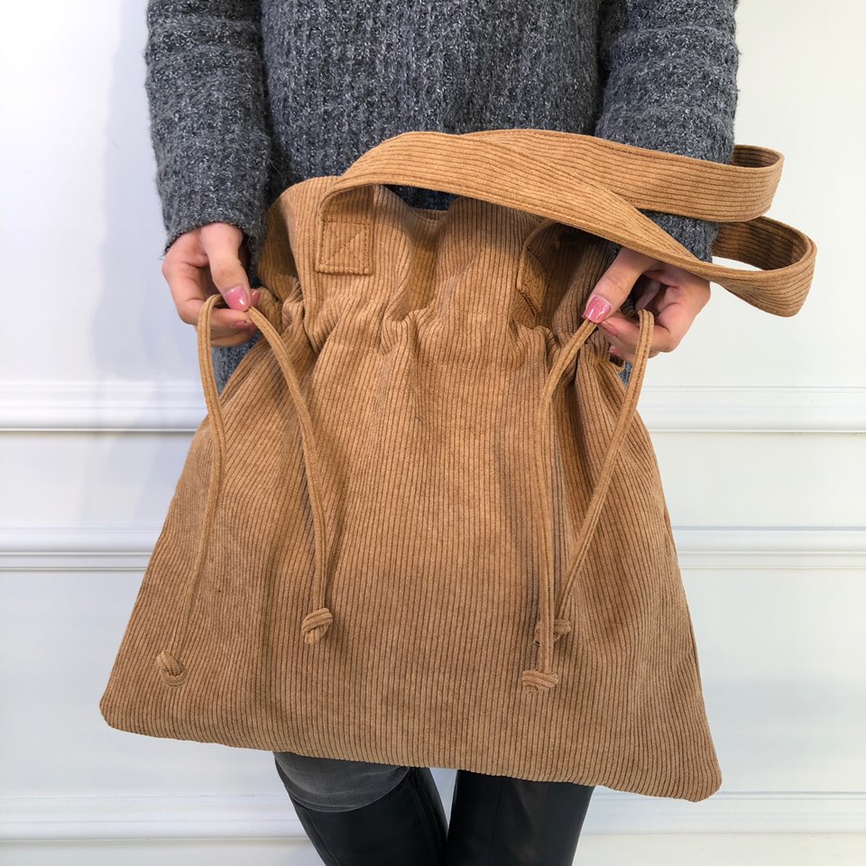 Corduroy Big Shoulder Eco Bag