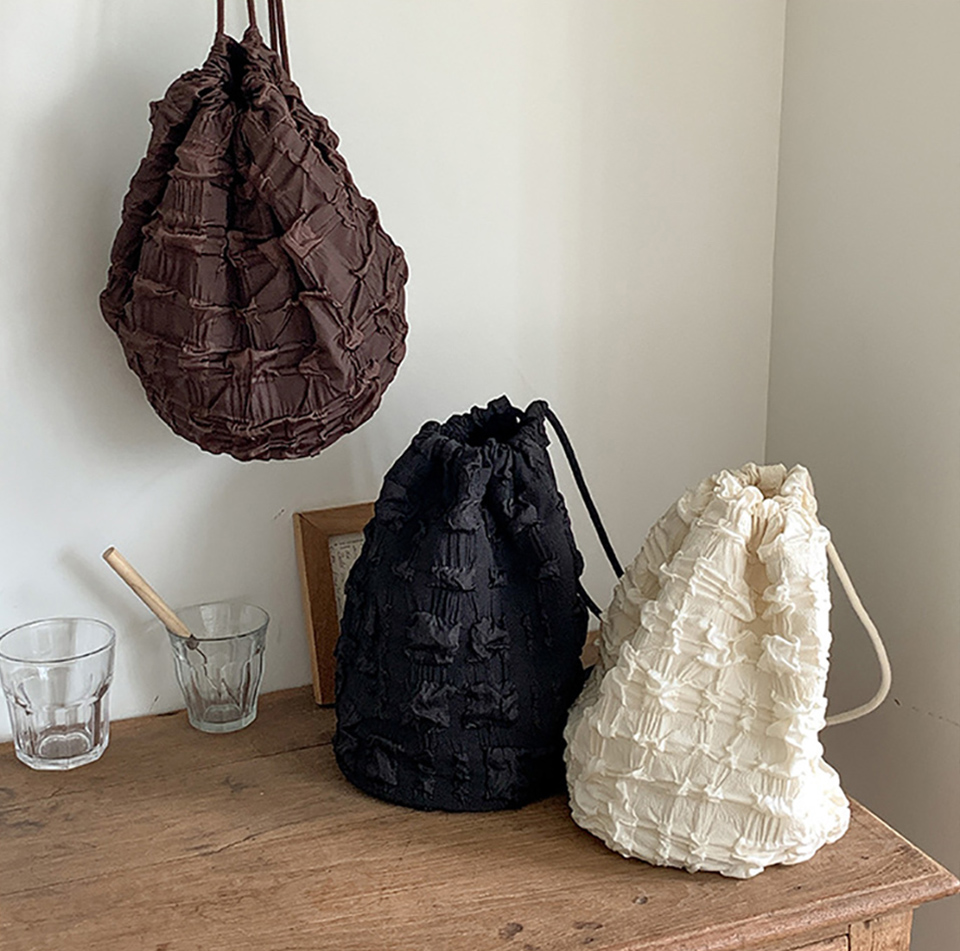 Bubble Lace Quilted Mini Backpack