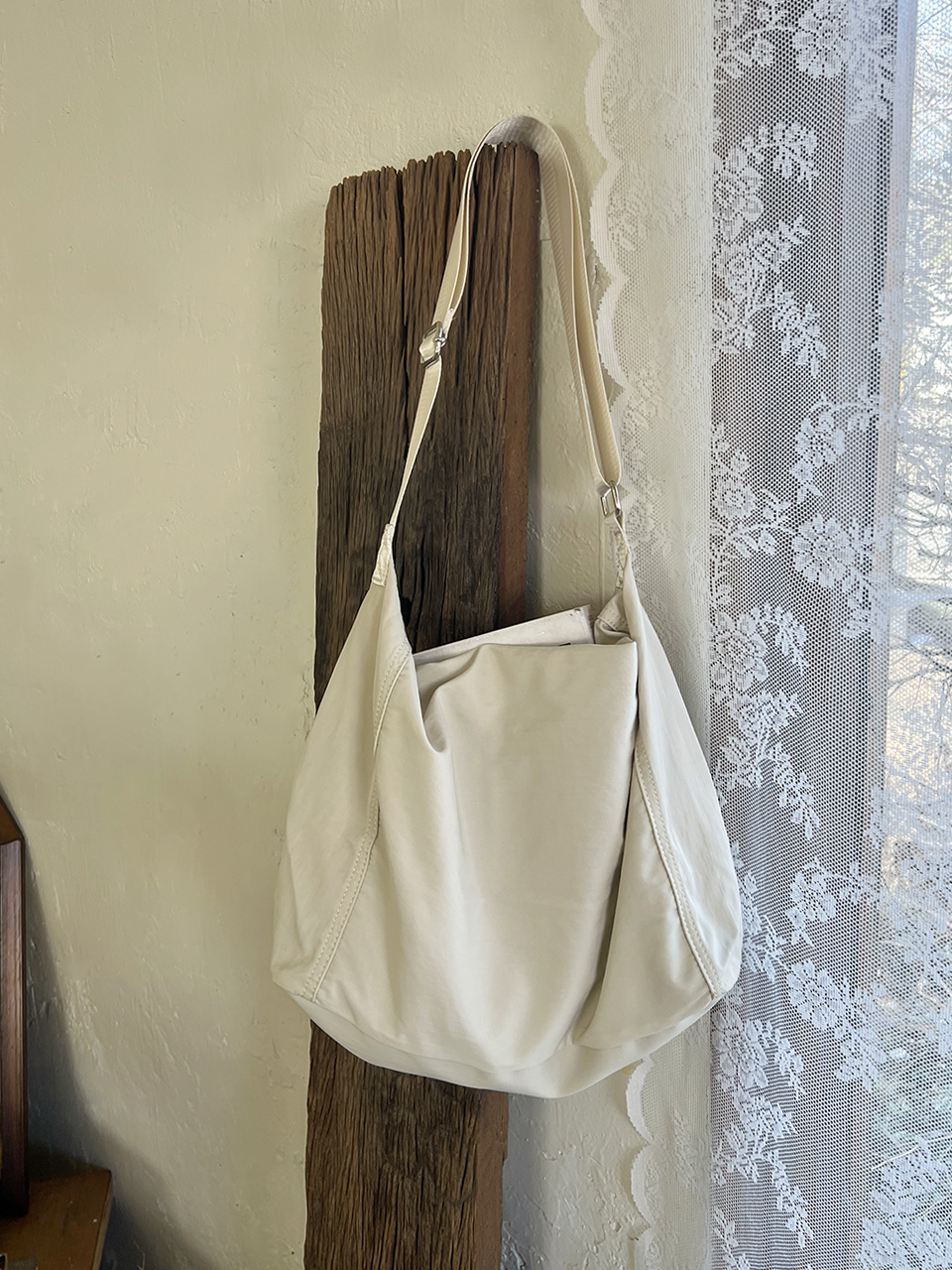 Nylon Zipper Big Cloth Eco Bag (4 colors)