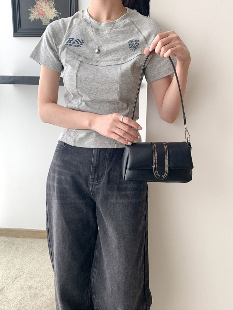 Denim Leather Mini Tote Bag (3 colors)