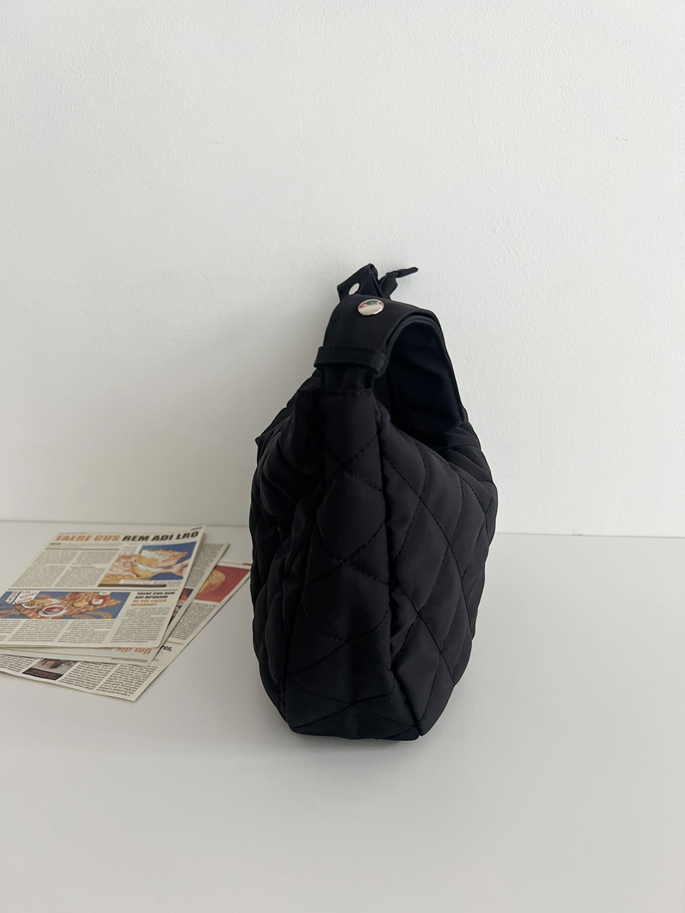 Quilted Down Shoulder Bag (4 colors)