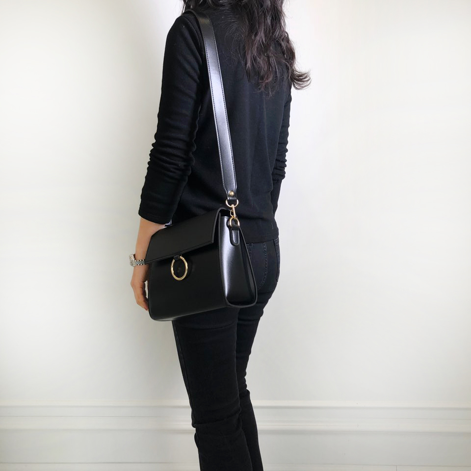 Ring Square Mini Shoulder Bag (4 colors)