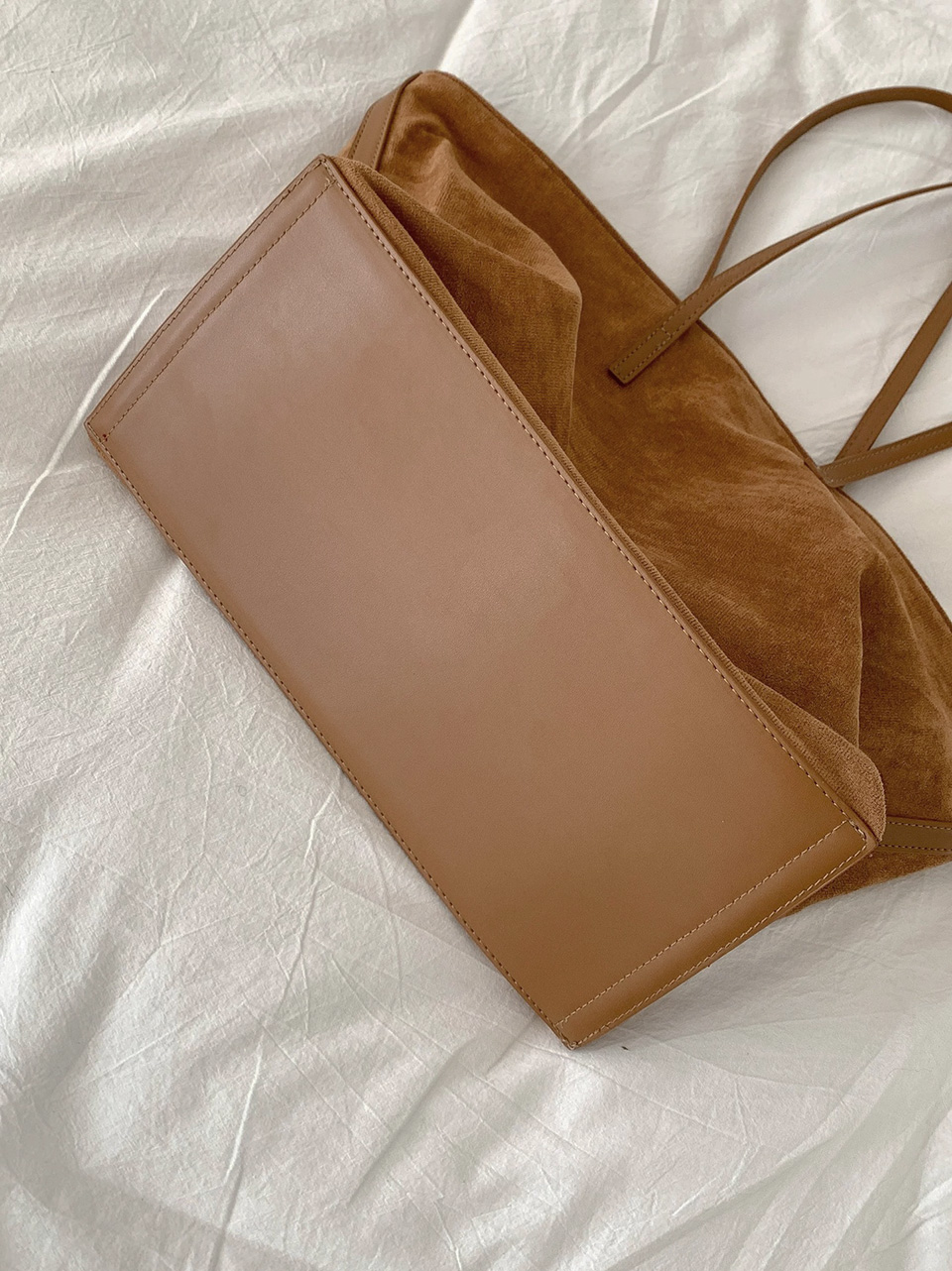 Suede Classic Leather Big Tote Bag/Shoulder Bag