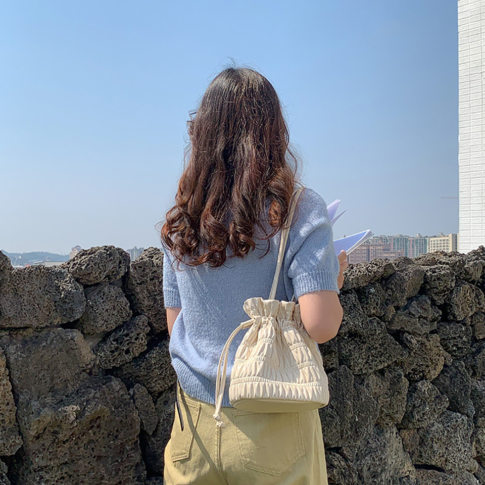 Lauren Fritz Shirring Shoulder Bag