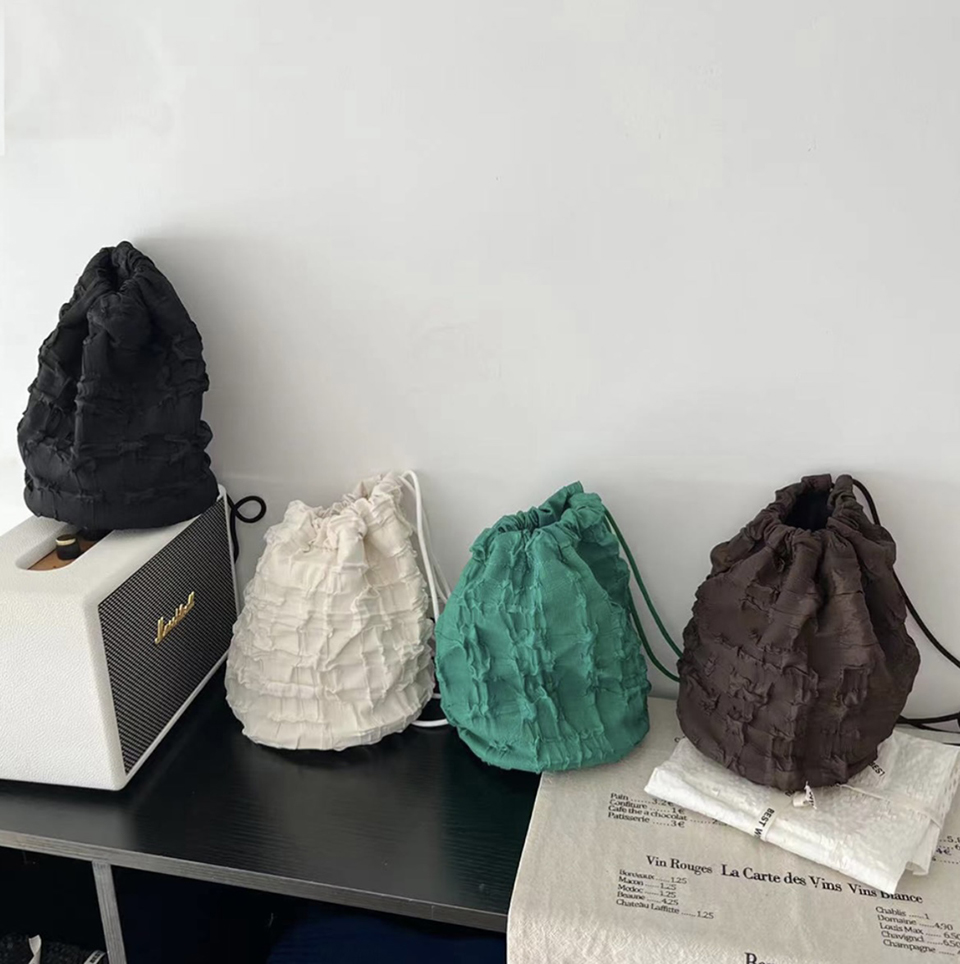Bubble Lace Quilted Mini Backpack