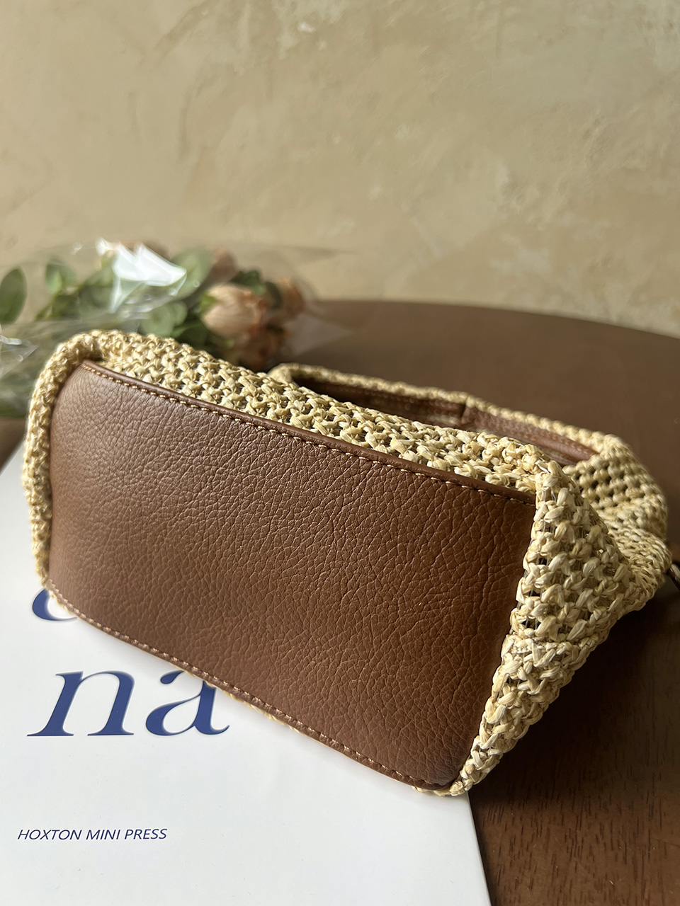 Sevier Rattan 2-Way Summer Mini Tote Bag