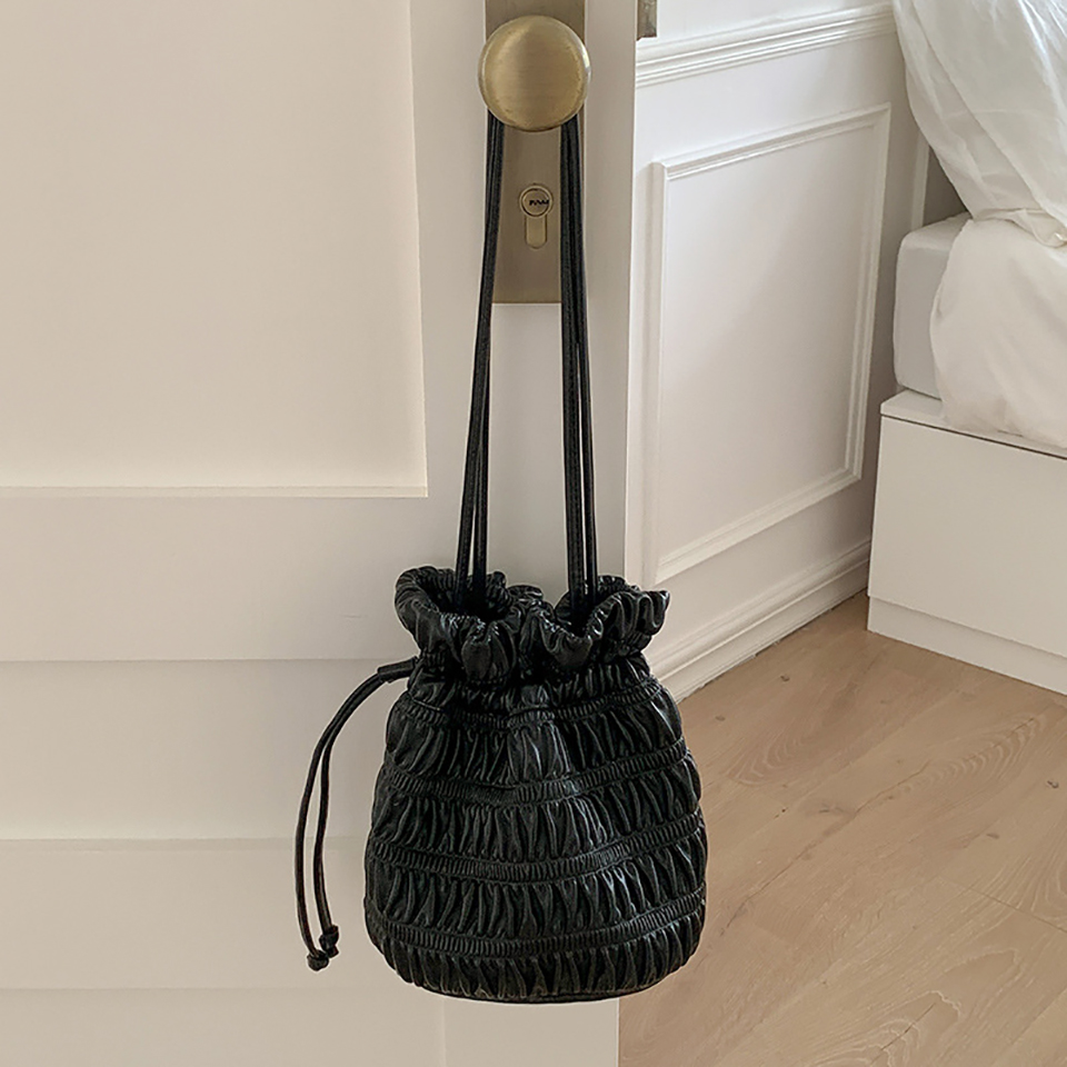 Lauren Fritz Shirring Shoulder Bag