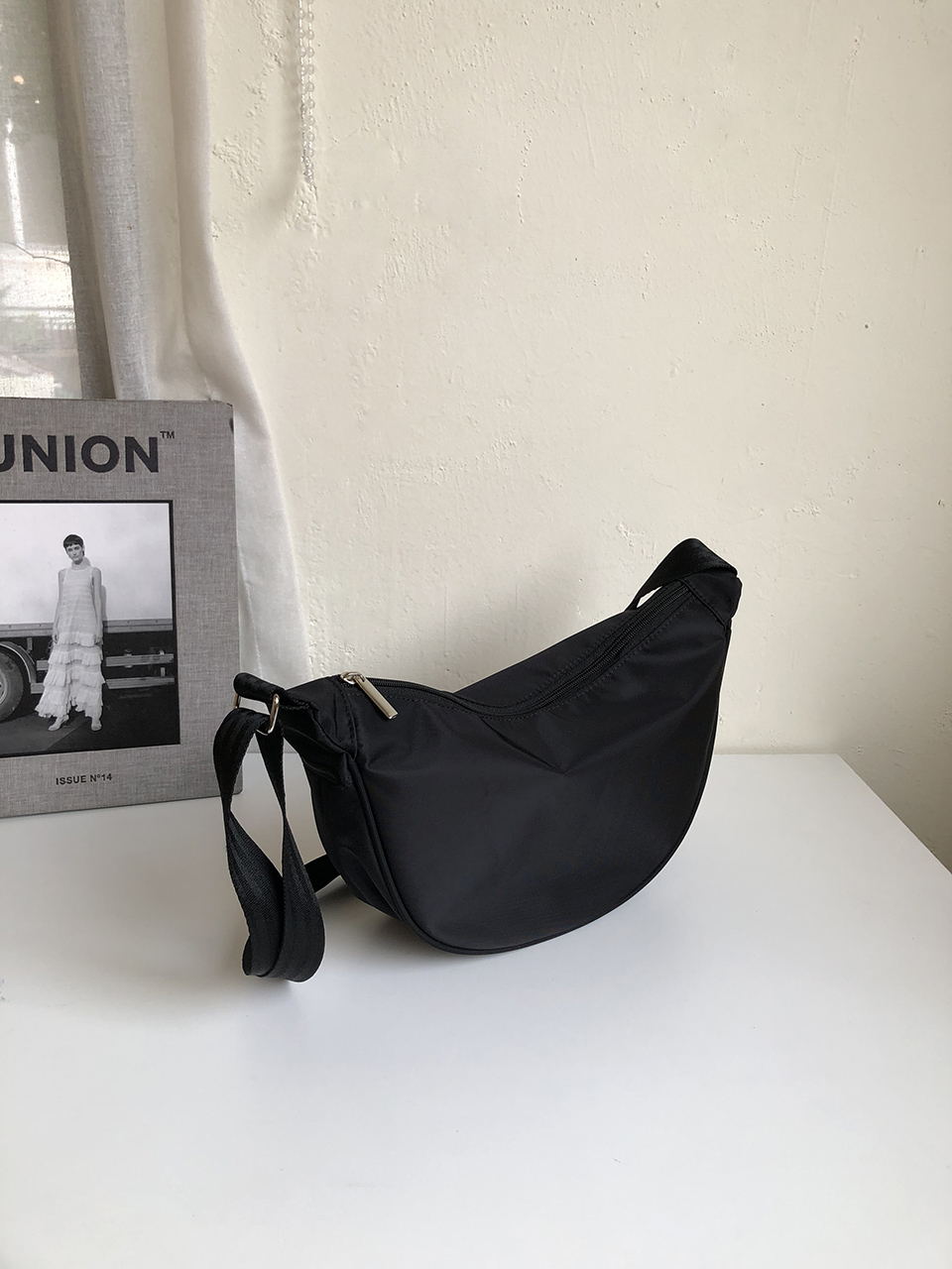 Nylon crossbody bag