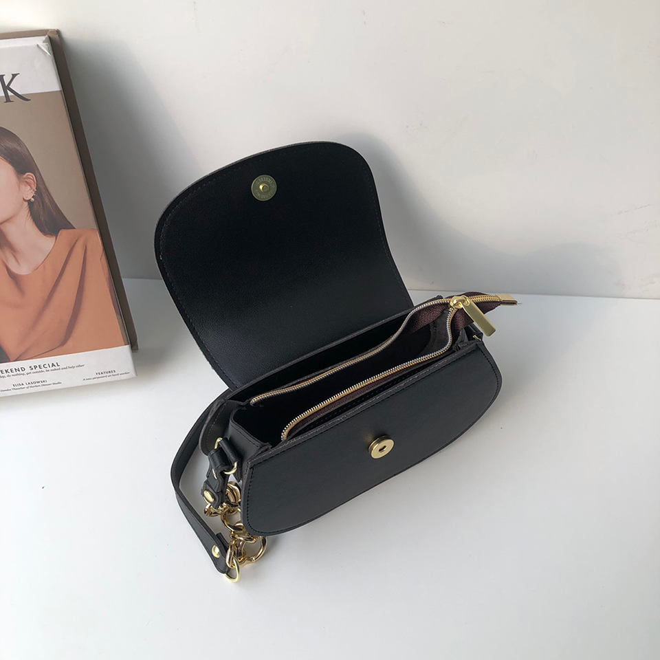 Soft chain mini shoulder bag (with cross strap)