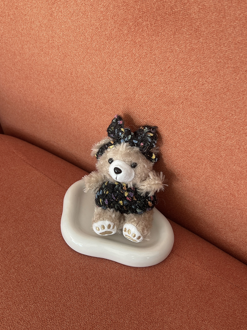 Teddy bear doll charm