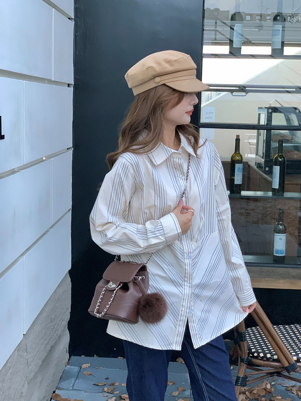 [Fur Keychain Included] Boel Mini Chain Shoulder Bag