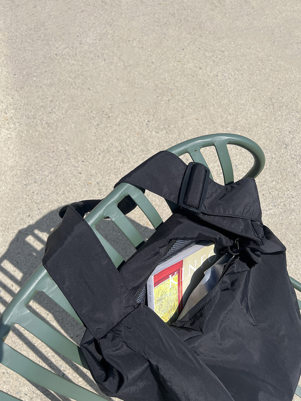 Nylon shoulder bag