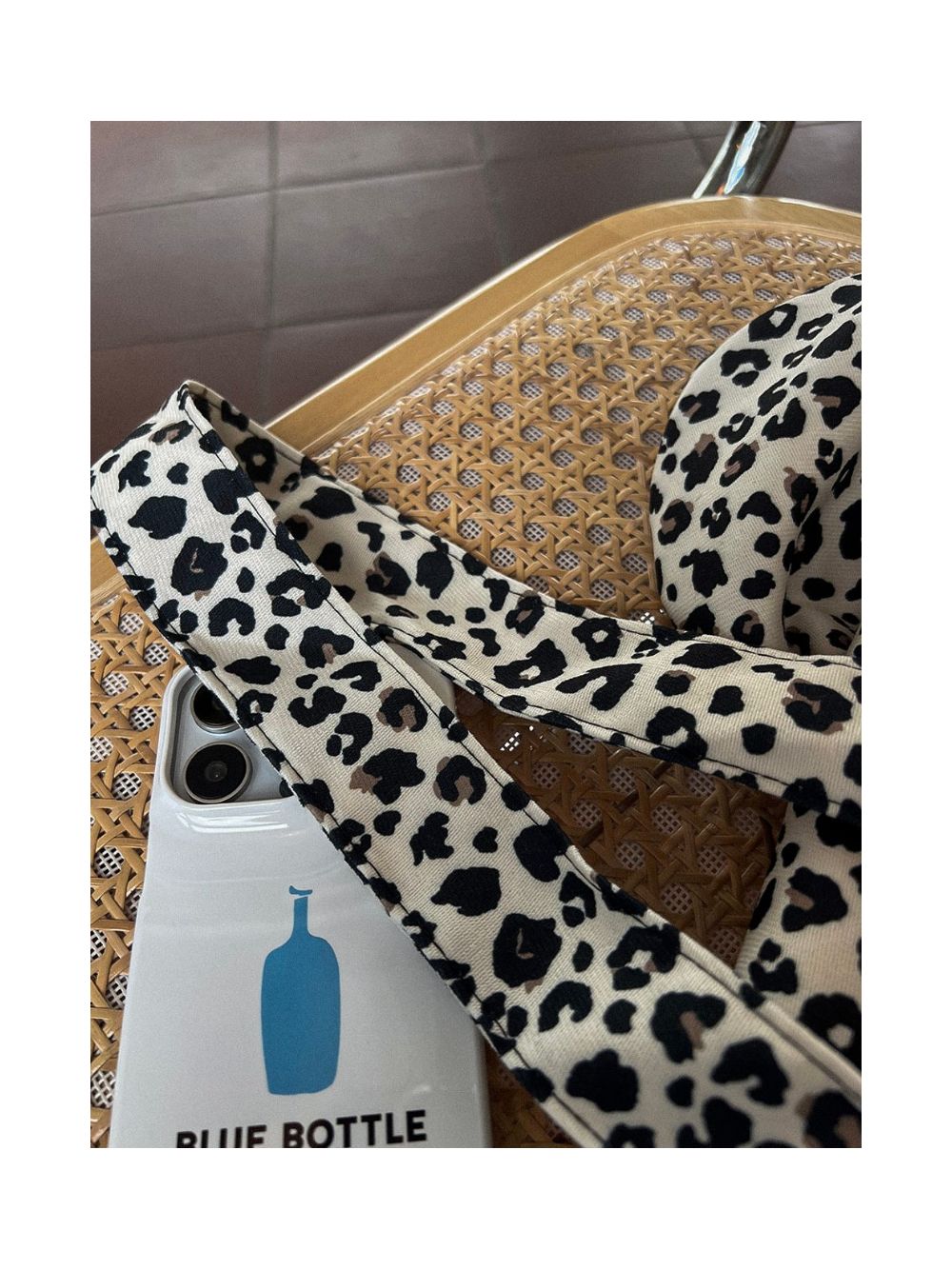 Leopard print eco bag