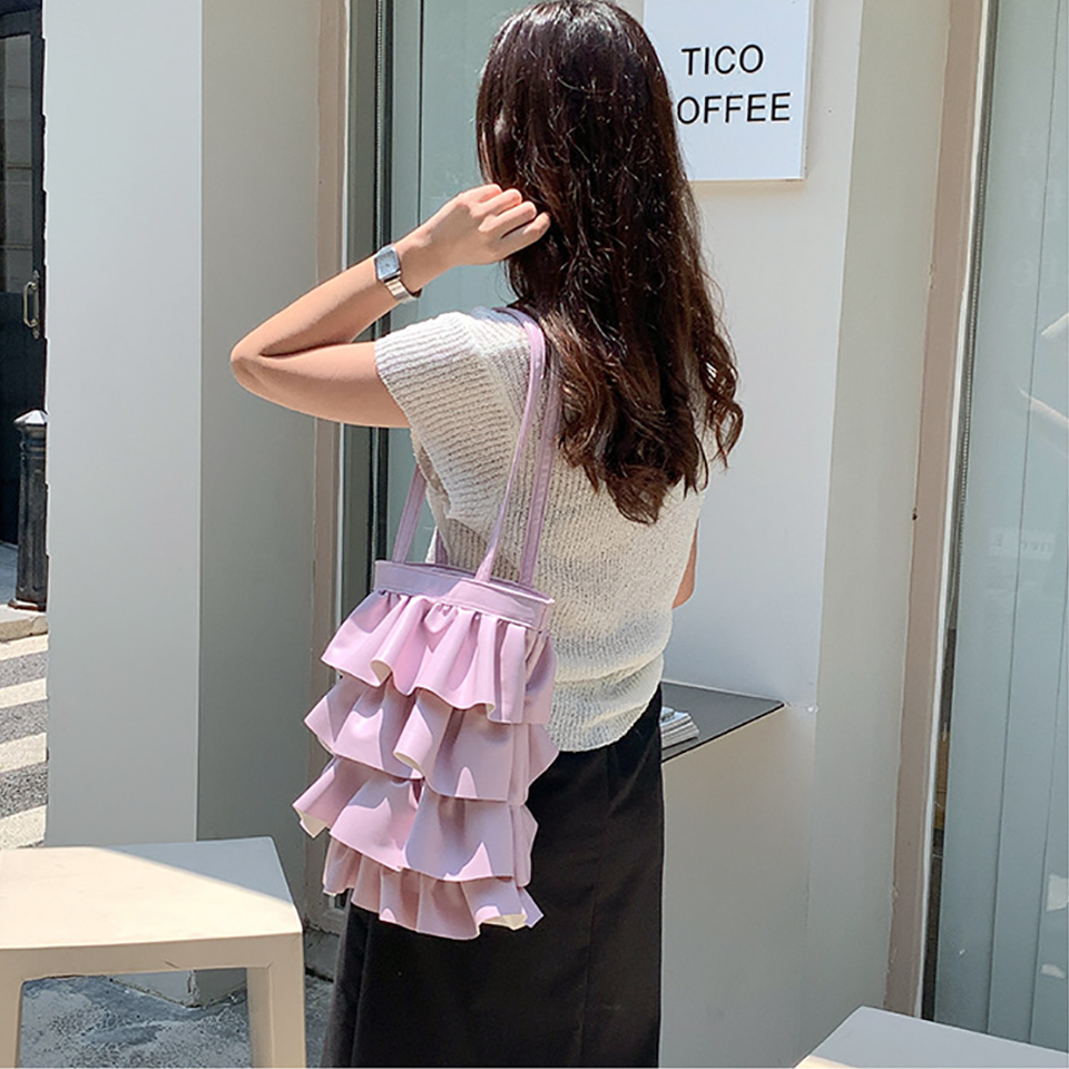 Sharif Frill Frits Shoulder Bag