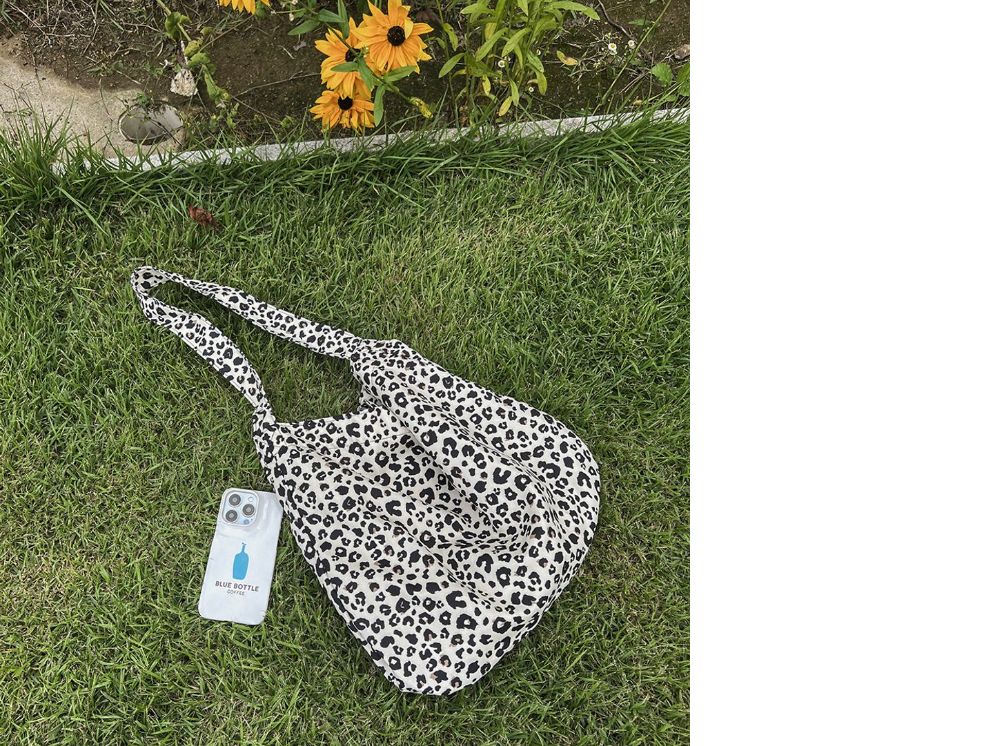 Leopard print eco bag