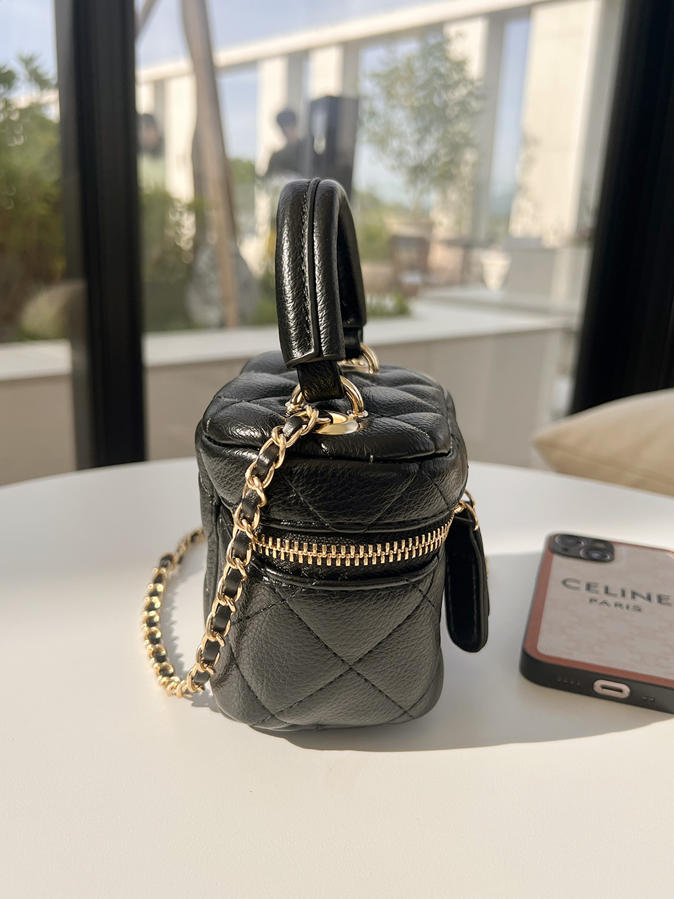 Mini Quilted Chain Crossbody Bag (4 colors)
