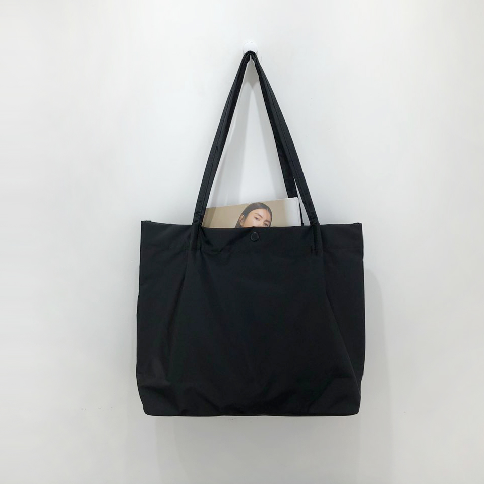 [Waterproof] Twill Two-Pocket Shopper Bag