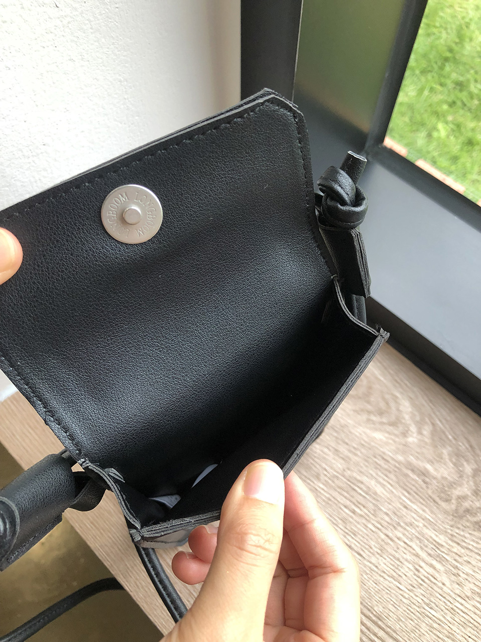 Faux Leather Mix Mini Shoulder Bag (3 colors)