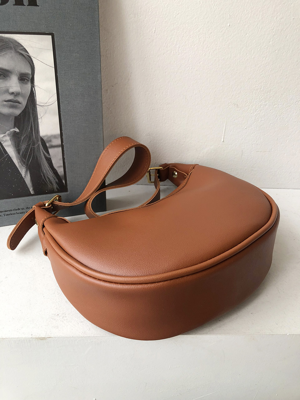 Two-strap mini shoulder bag