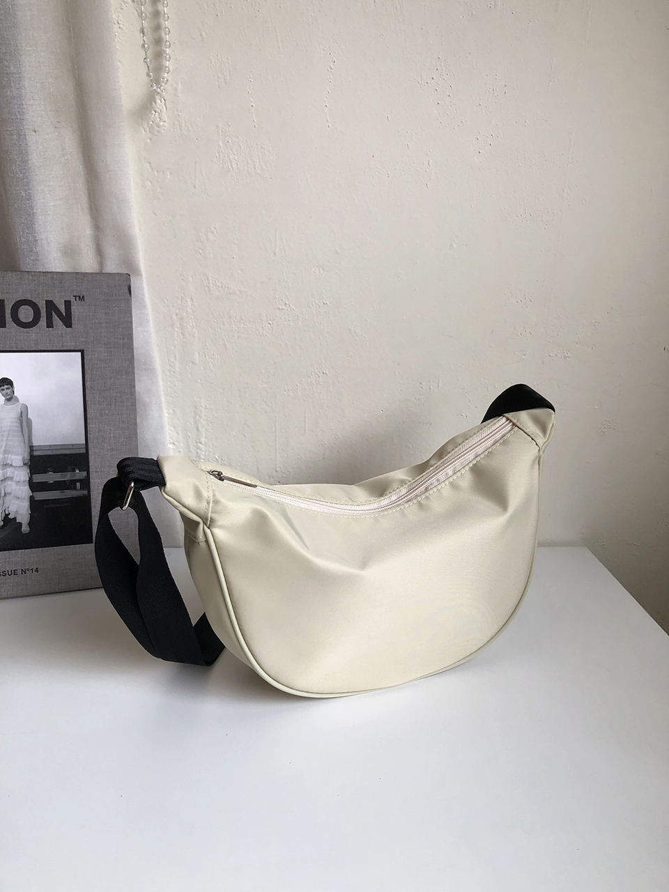 Nylon crossbody bag