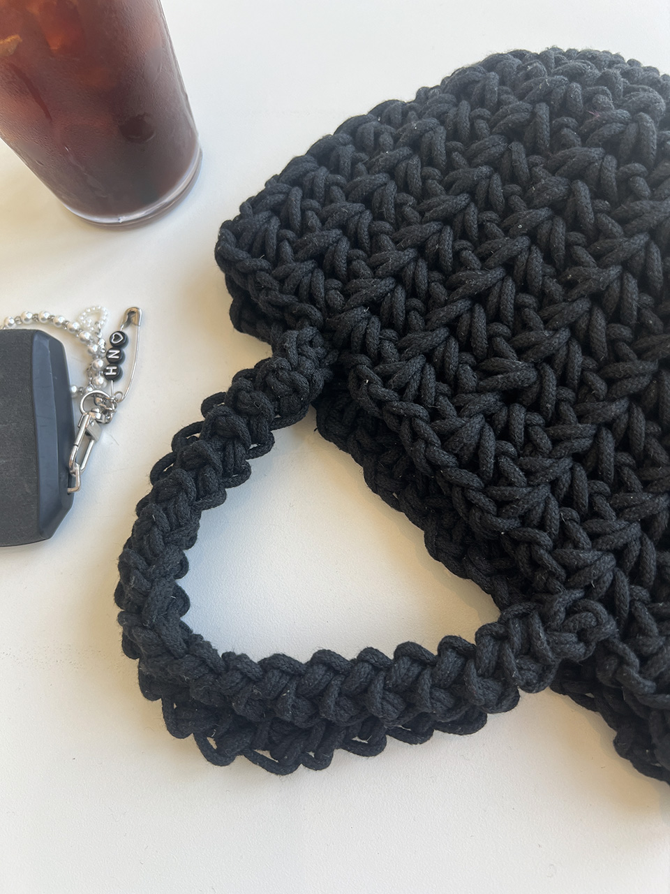 Crochet Mini Tote Bag (6 colors)