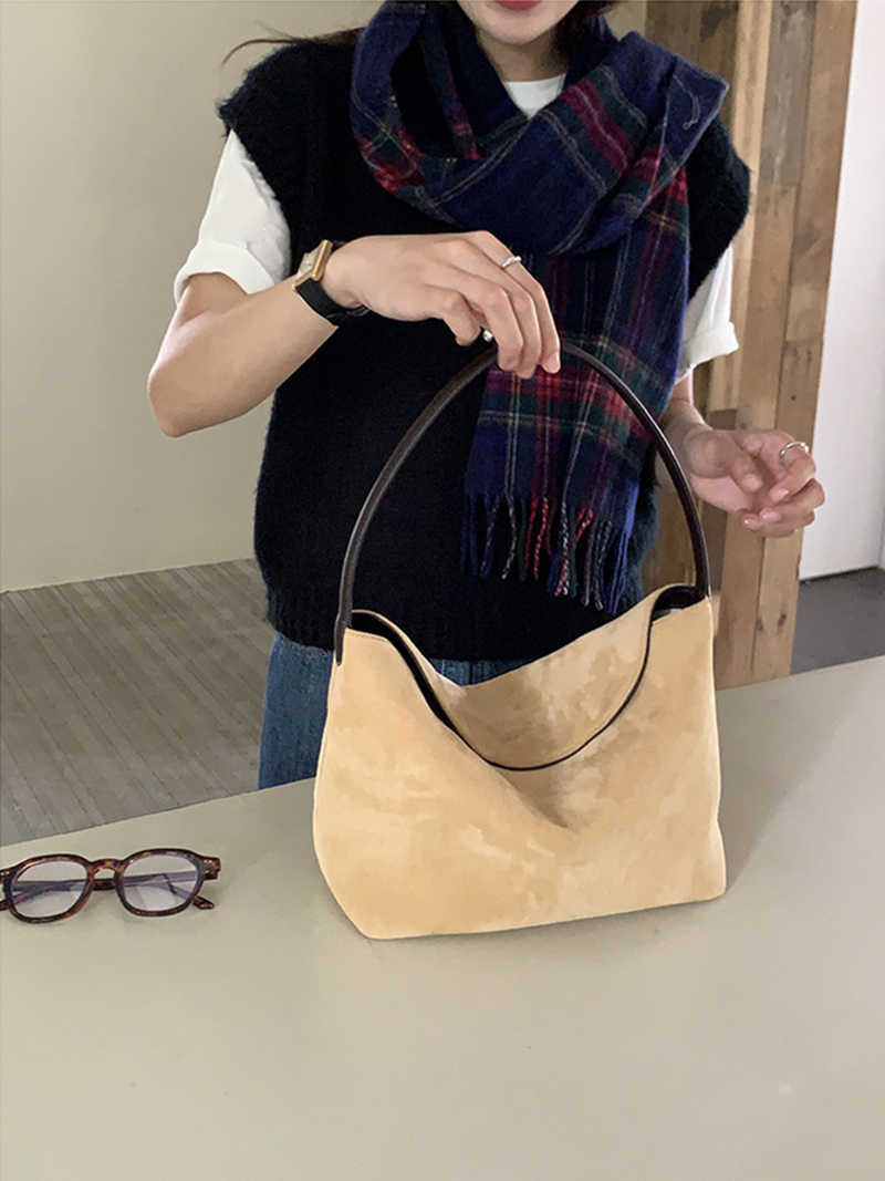 Suede bag