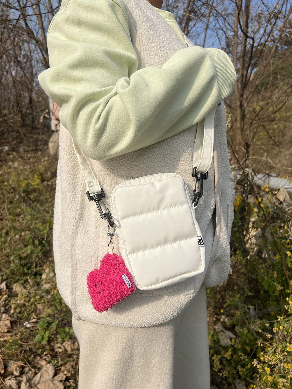 Smooth Quilted Square Mini Bag