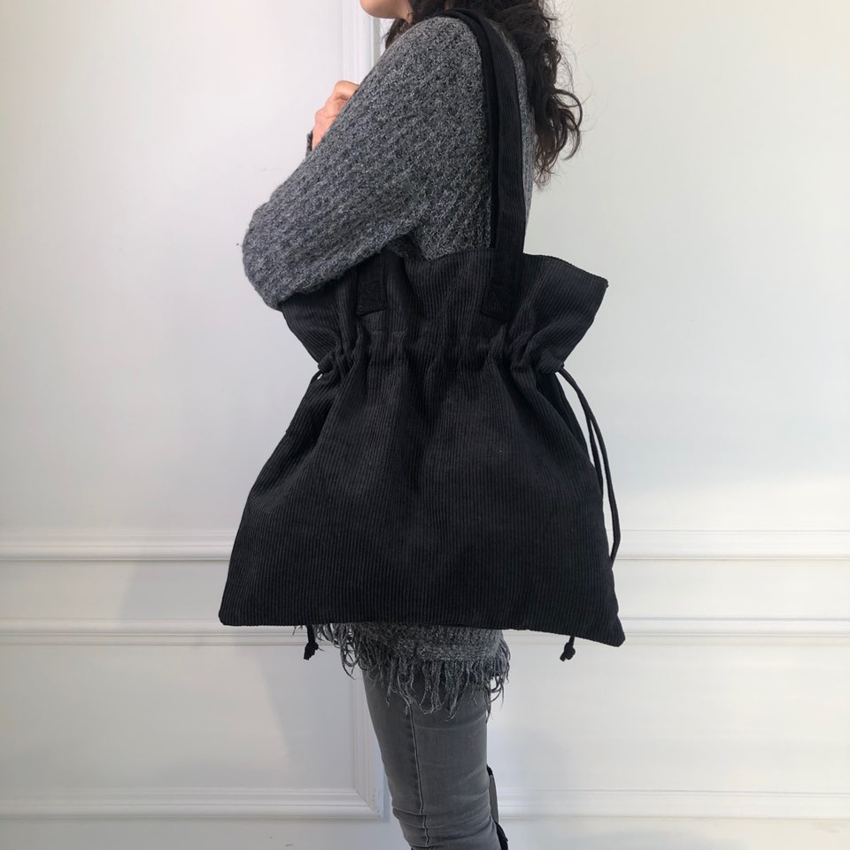 Corduroy Big Shoulder Eco Bag