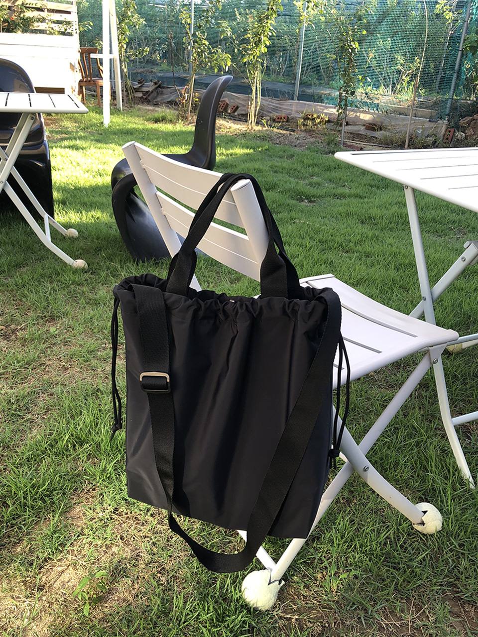 Shirring Bucket Big Crossbody Bag
