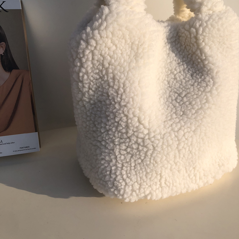 Mini Boa Tote Bag (3 colors)