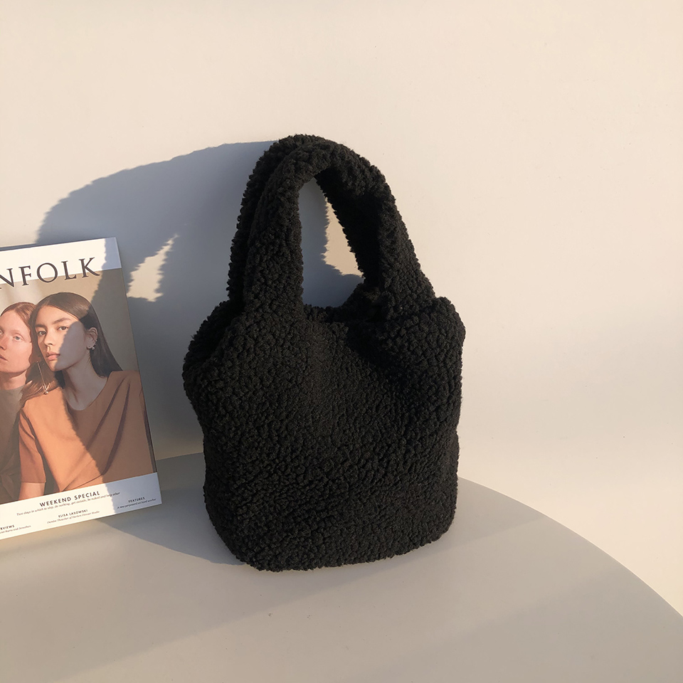 Mini Boa Tote Bag (3 colors)