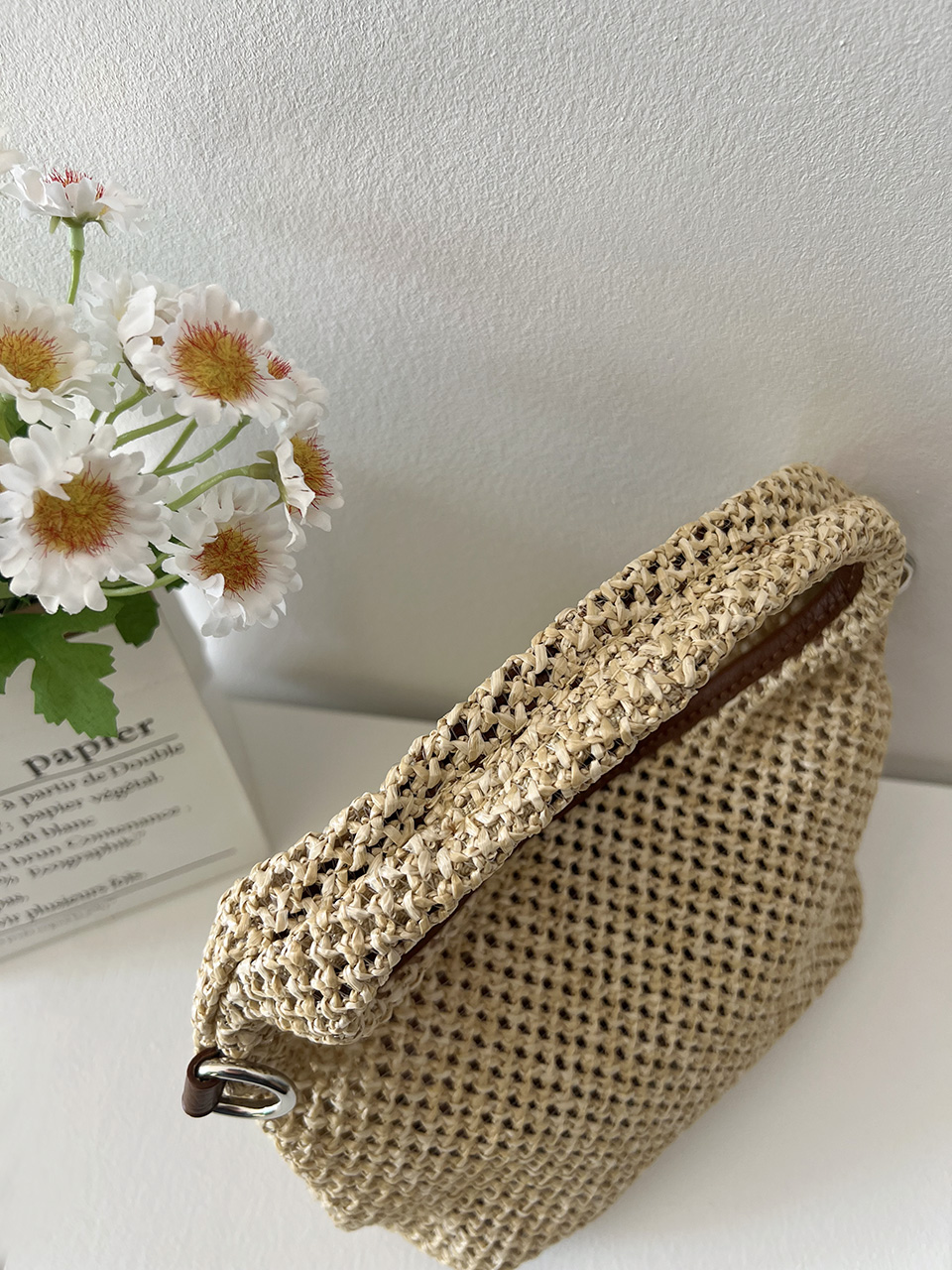 Sevier Rattan 2-Way Summer Mini Tote Bag