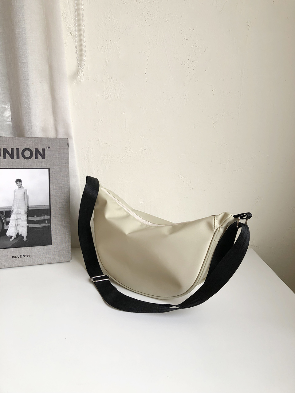 Nylon crossbody bag