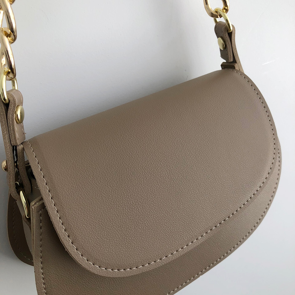 Soft chain mini shoulder bag (with cross strap)