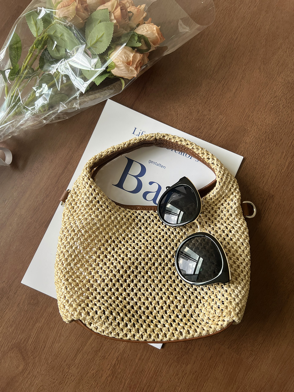 Sevier Rattan 2-Way Summer Mini Tote Bag