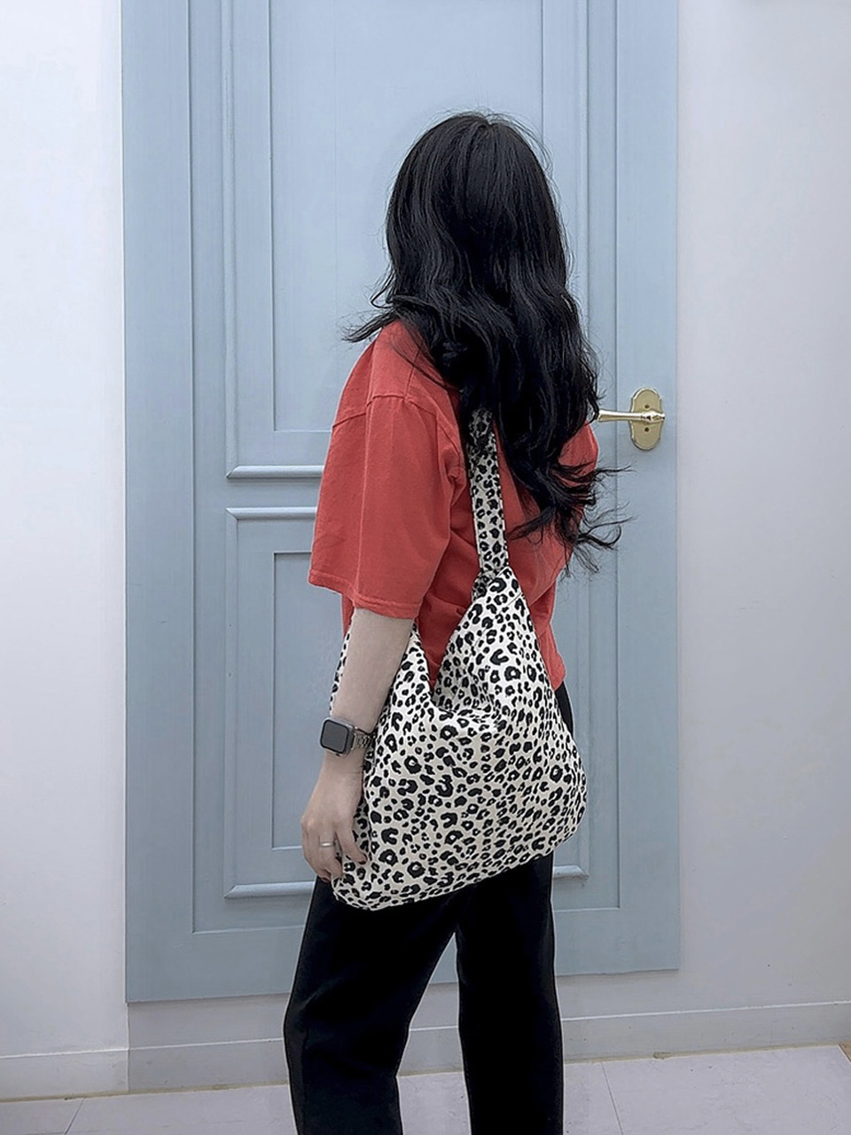 Daily Leopard Shoulder Bag/Tote Bag