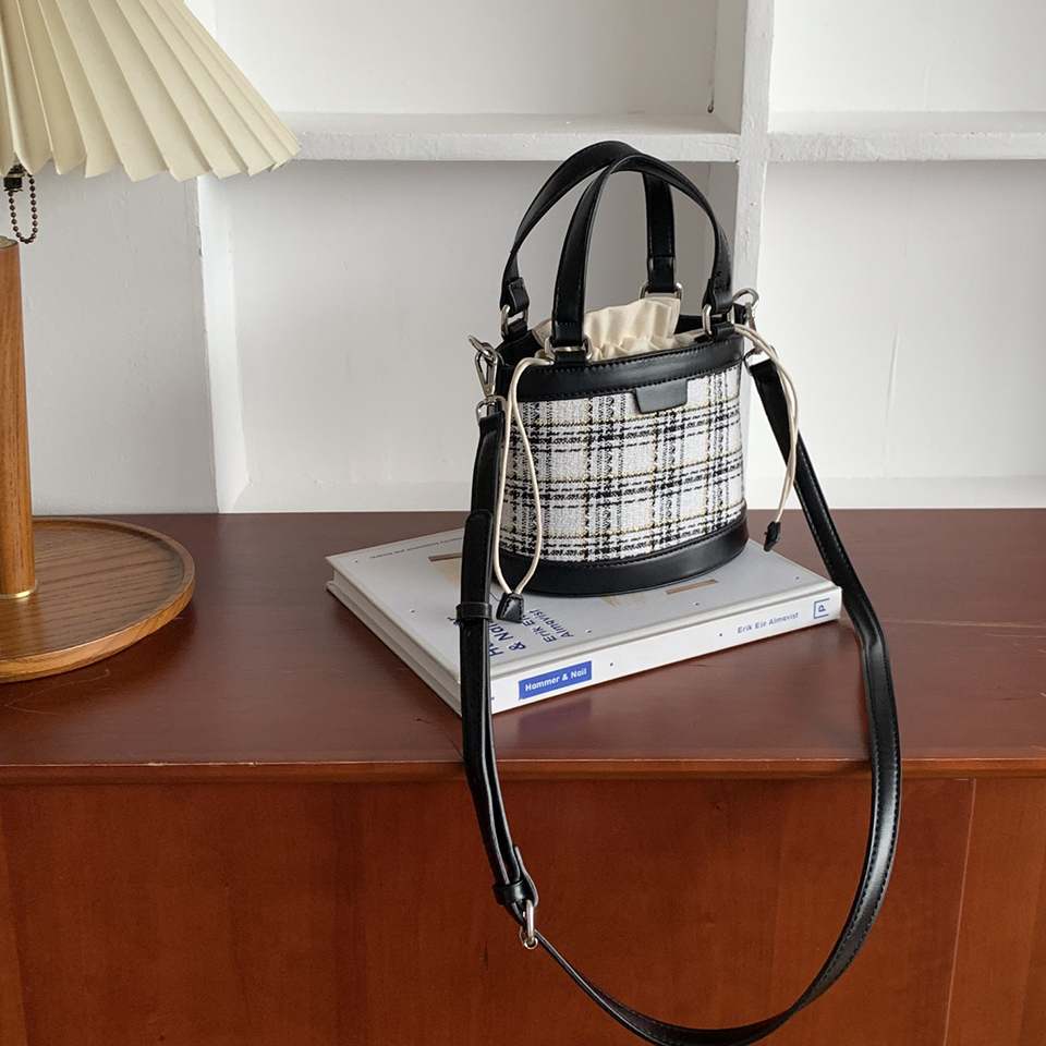 Ofen Classic Check Mini Bucket Bag