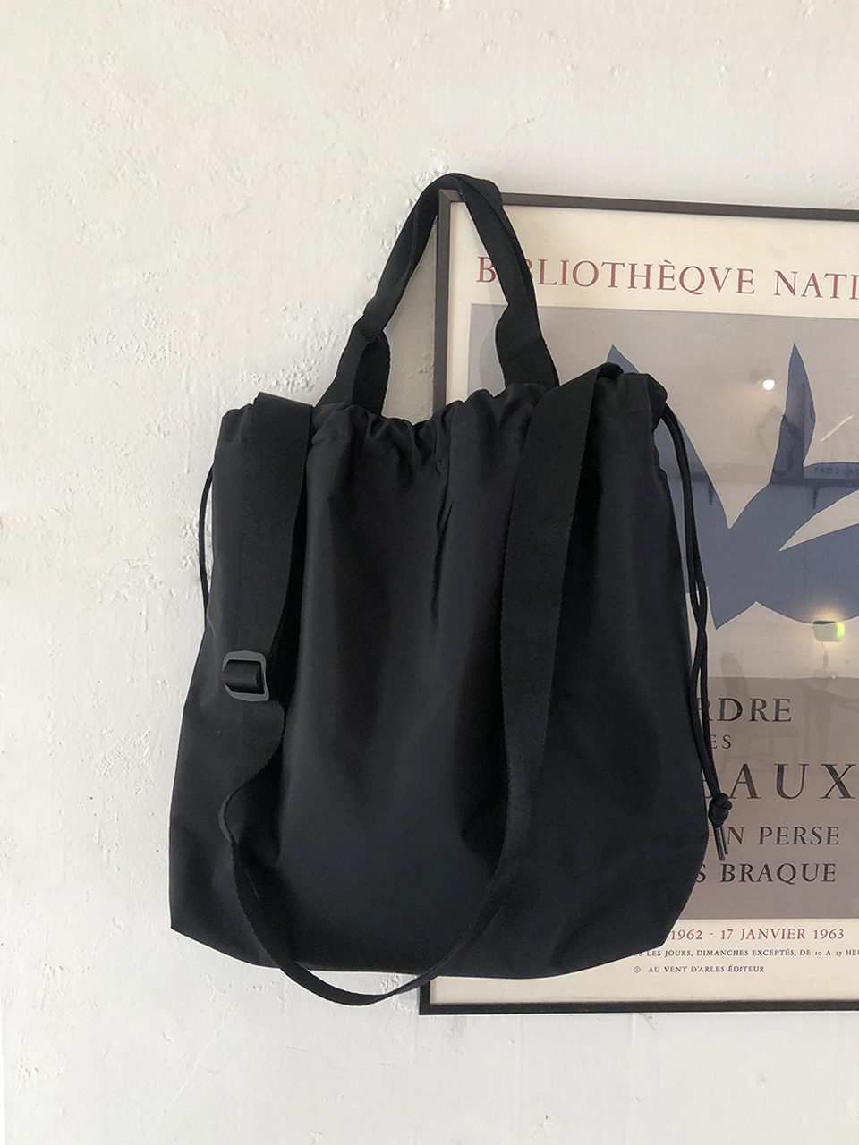 Shirring Bucket Big Crossbody Bag