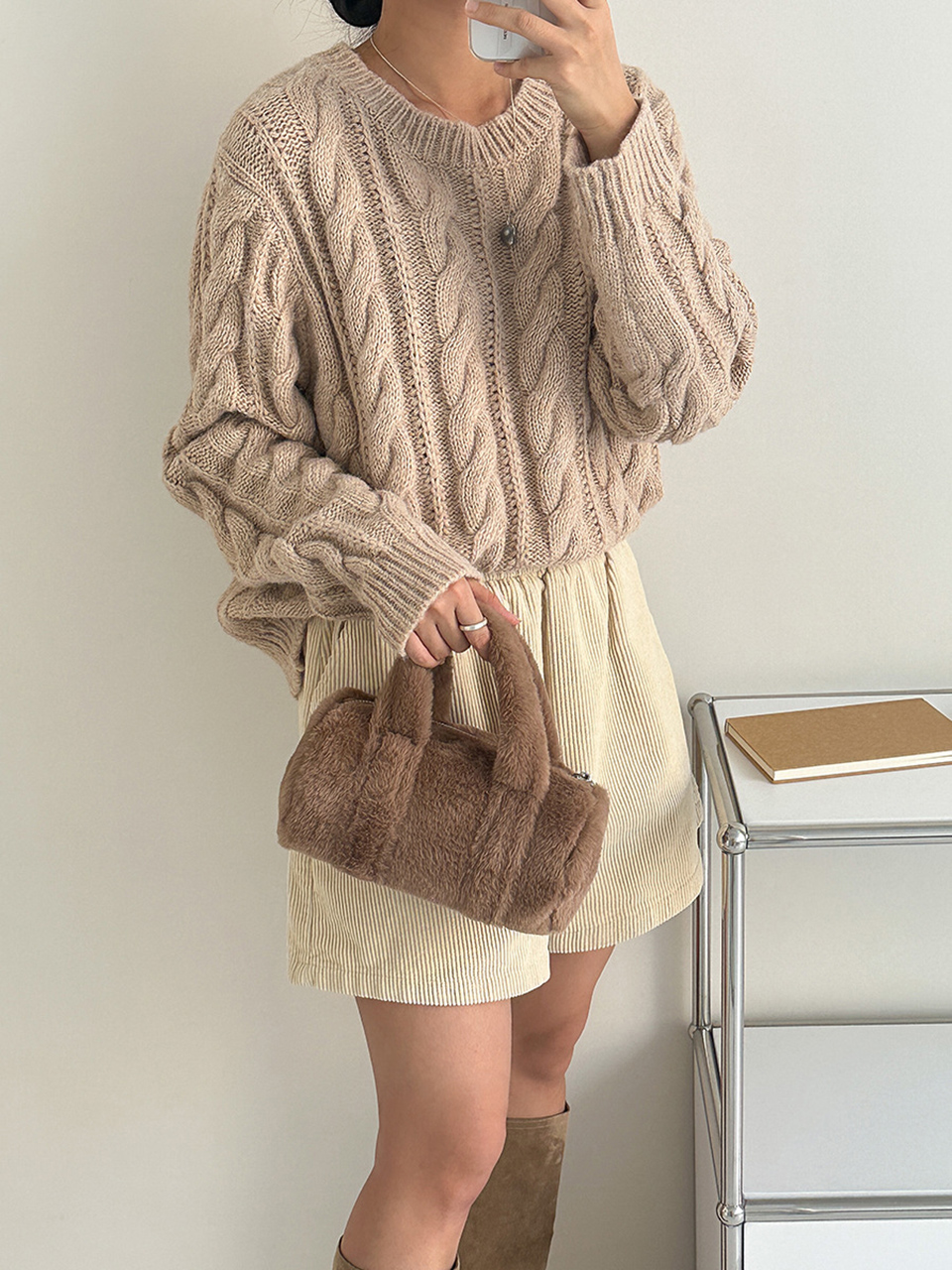 Yand Fur Mini Tote Bag