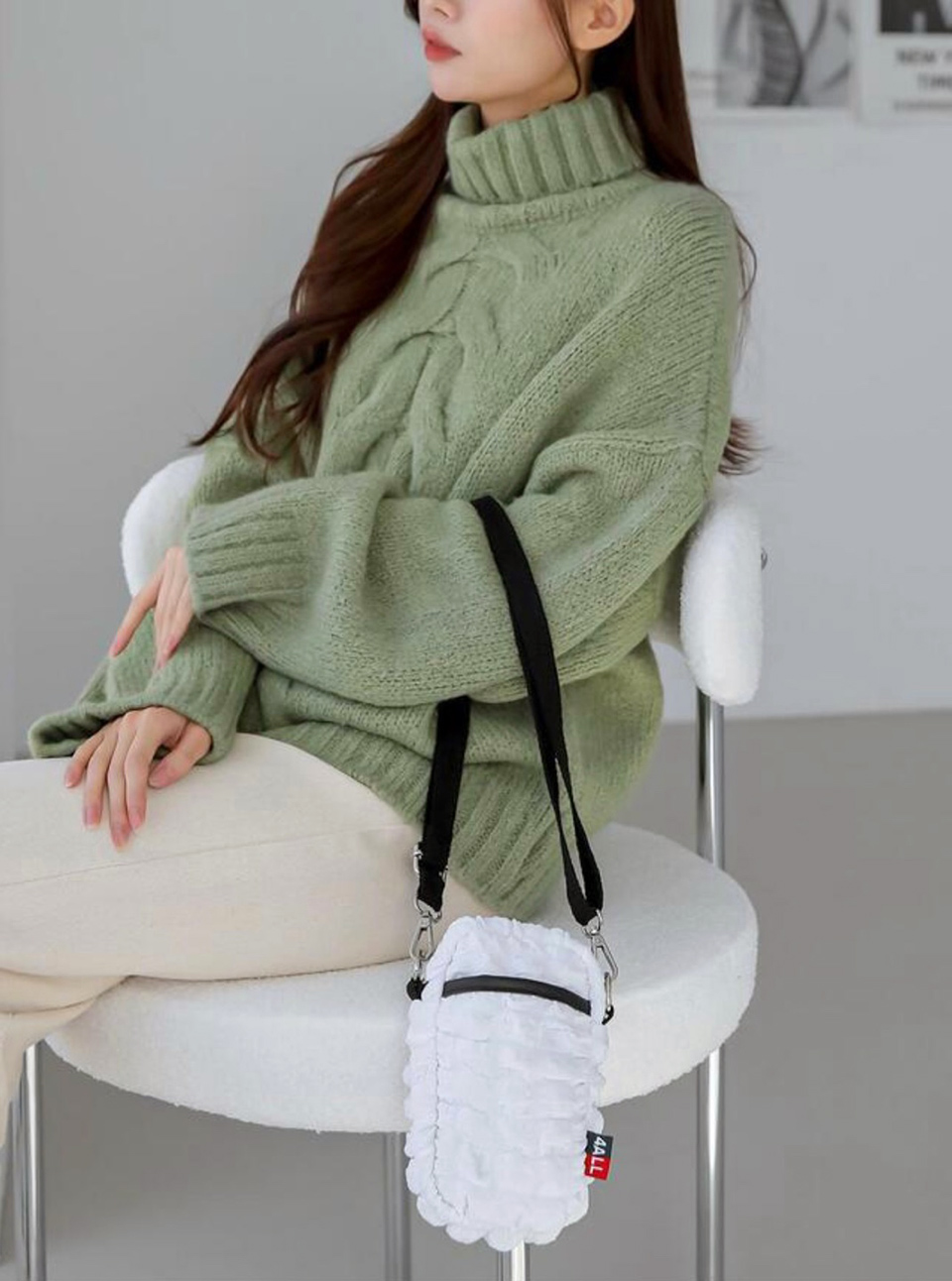 Bubble Quilted Mini Shoulder Bag