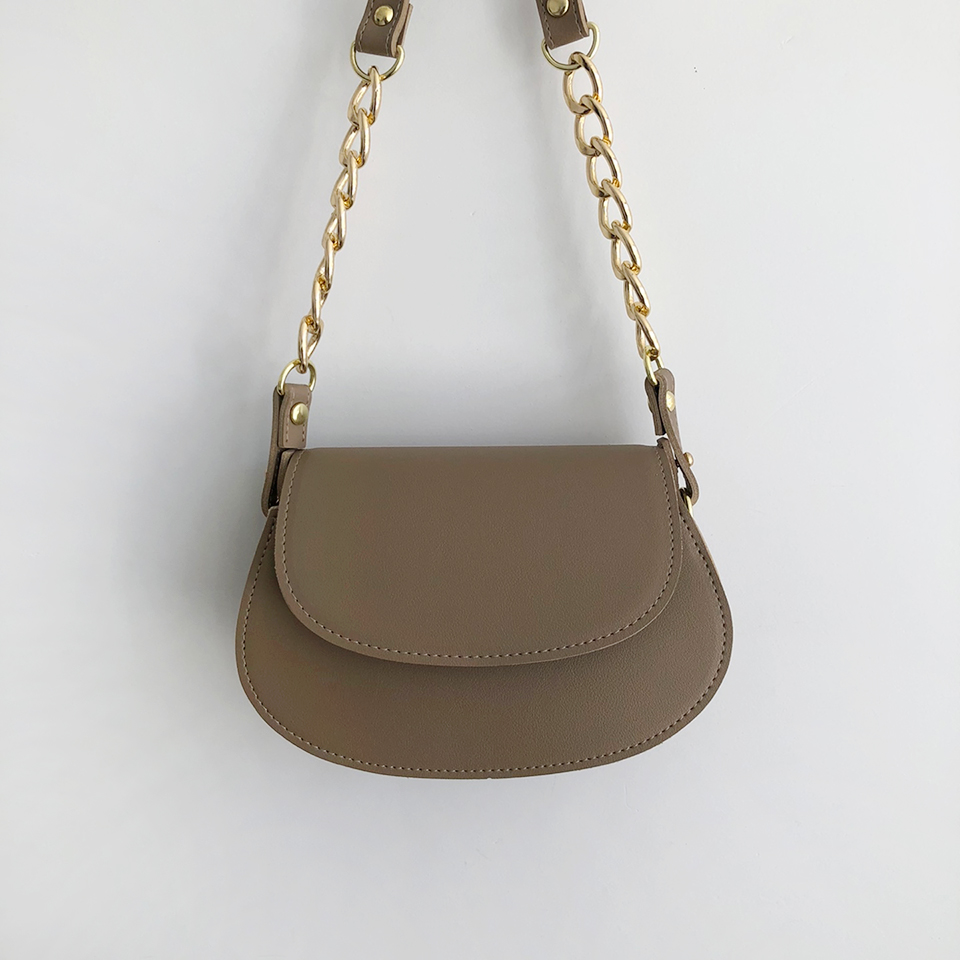 Soft chain mini shoulder bag (with cross strap)