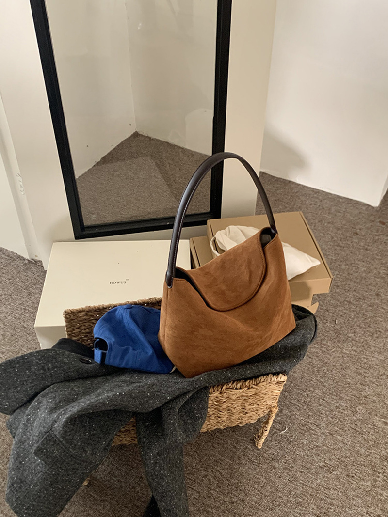 Suede bag