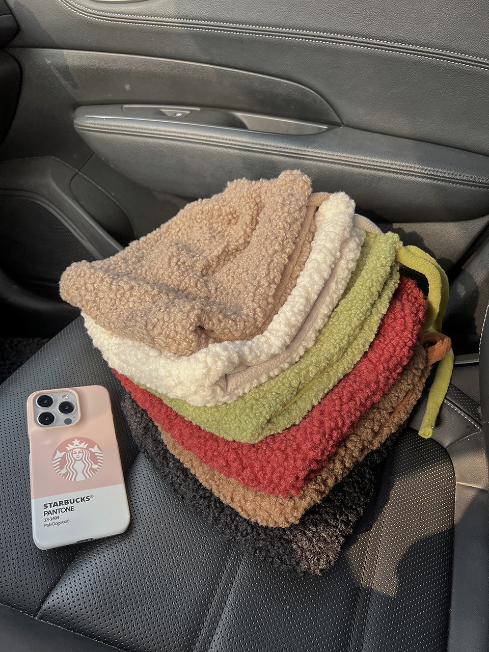 Fleece-lined balaclava/earmuffs